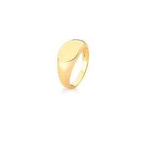 ANEL OVAL E LISO