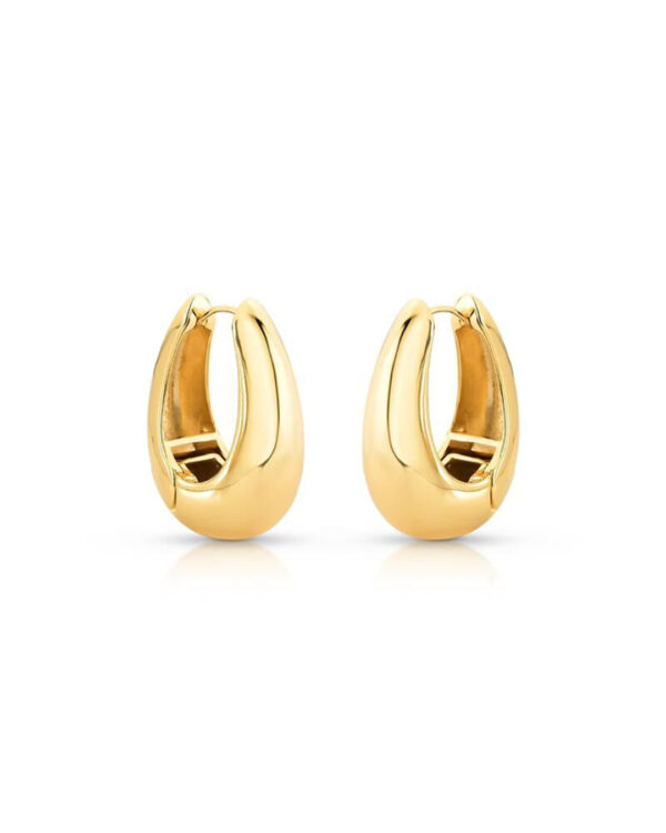 ARGOLA OVAL ABAULADA LISA