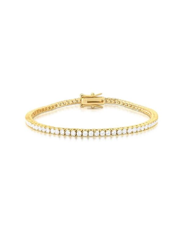 PULSEIRA RIVIERA COM CRISTAIS REDONDOS